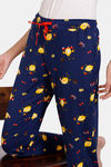Zivame Fruggies Knit Poly Pyjama - Medieval Blue — thumbnail 5